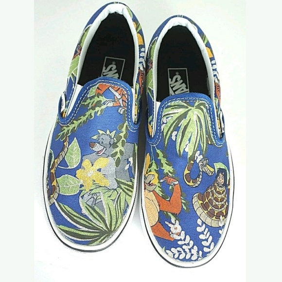 jungle book vans slip on